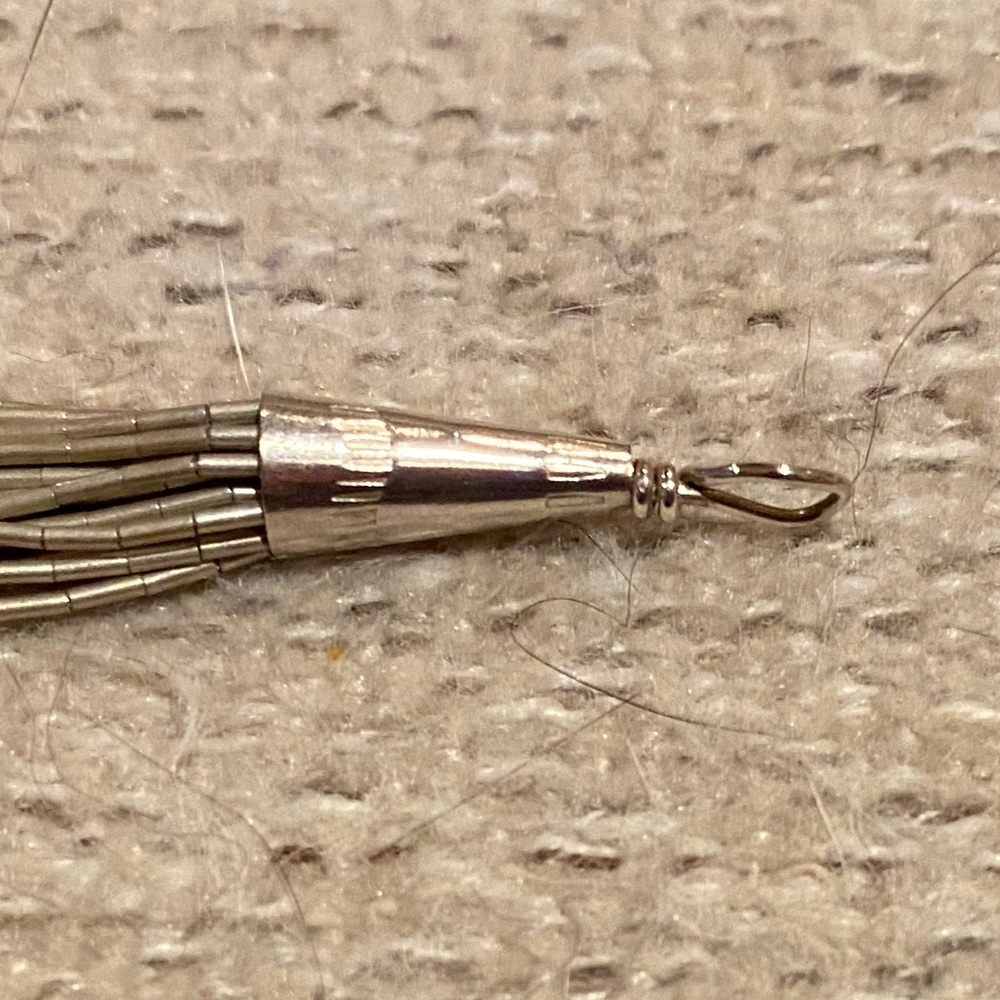 Native American Sterling Silver Strands Bracelet